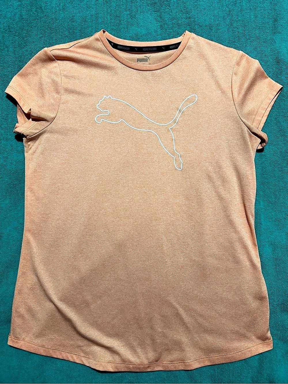 Puma Women's Short Sleeve Tee in Pink